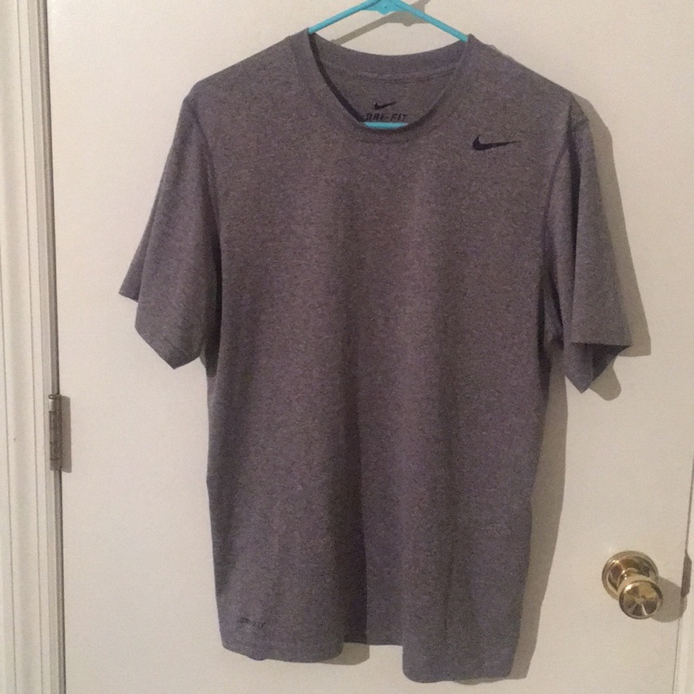 Nike Dri-Fit Grey Crew Neck T-Shirt